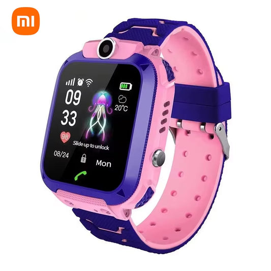 Xiaomi Kids 4G Smart Watch Sim Card Call SOS GPS Location Child Smart Watch Camera Waterproof Watch for Boys Girls Present 2026